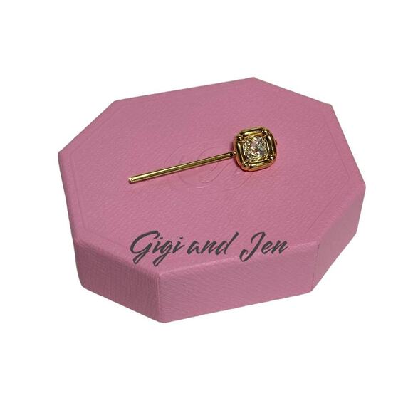 Swarovski Dulci Crystal Gold plated 3-Piece Hairpin Set main image 5